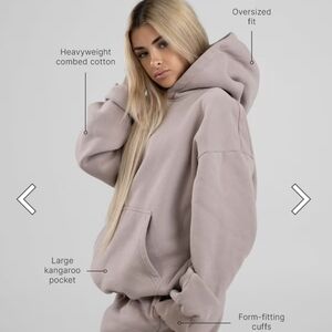 NWT Comfrt XL Signature Hoodie In Bark